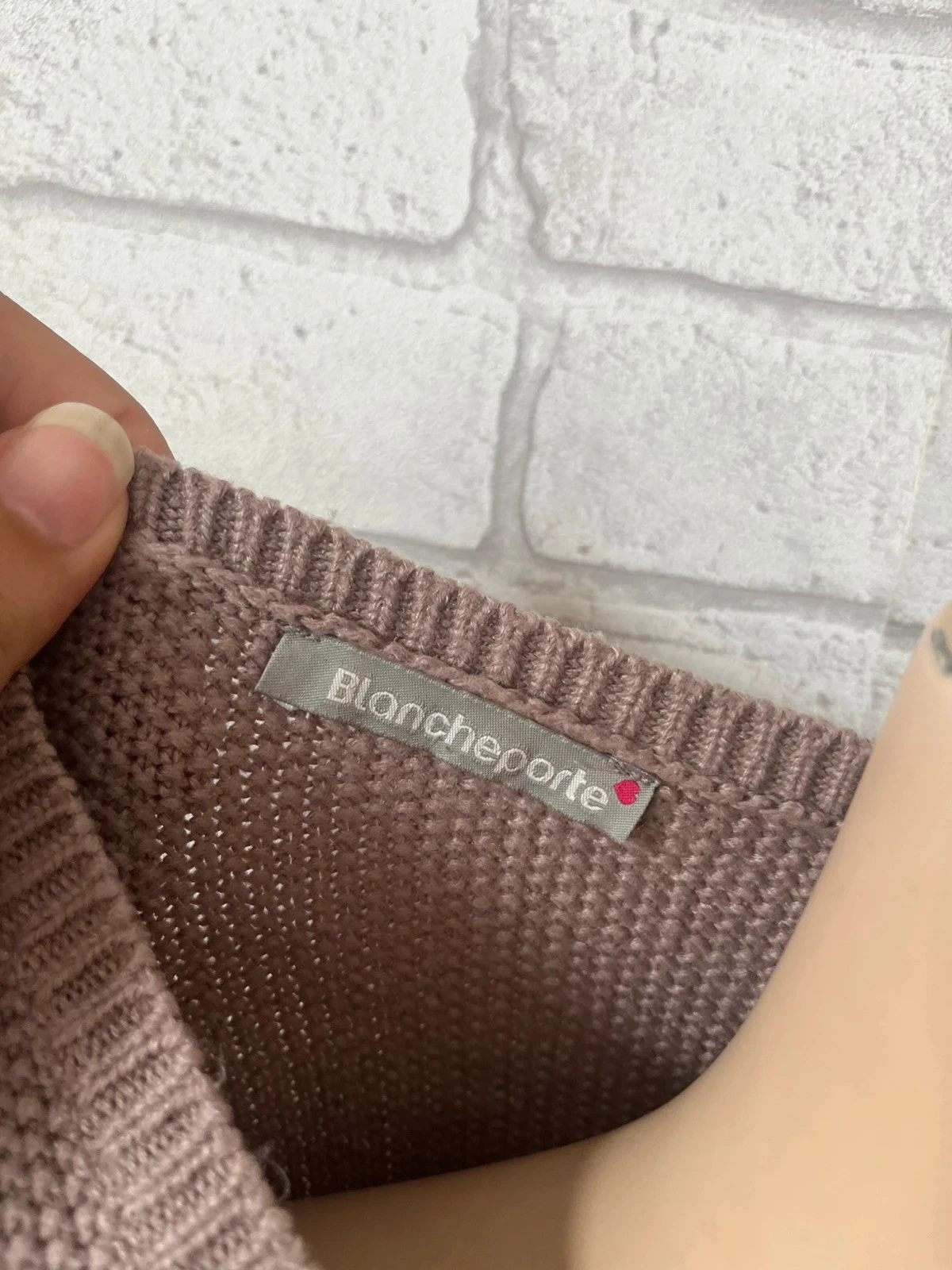 Dames trui met opengewerkte details – Blanche Porte – Maat 34/36 – photo 2